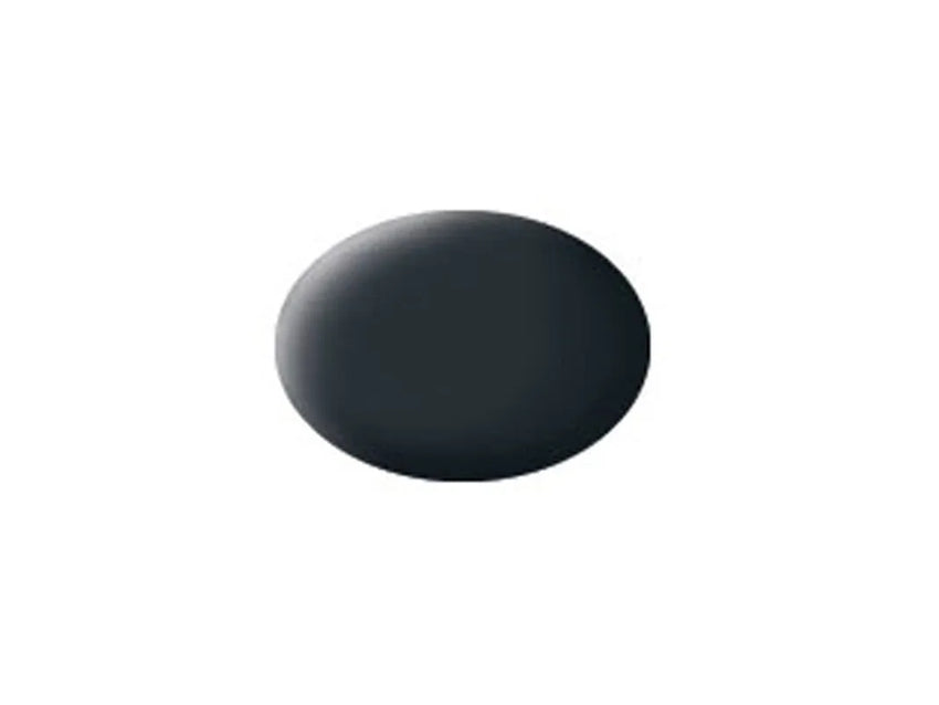Revell - Aqua Color, Anthracite Grey, Matt, 18ml, 09-Modelių dažai-Brain Games LT