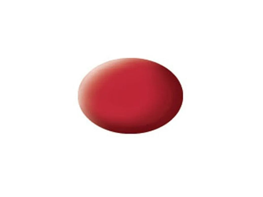 Revell - Aqua Color, Carmine Red, Matt, RAL 3002, 18ml, 36-Modelių dažai-Brain Games LT