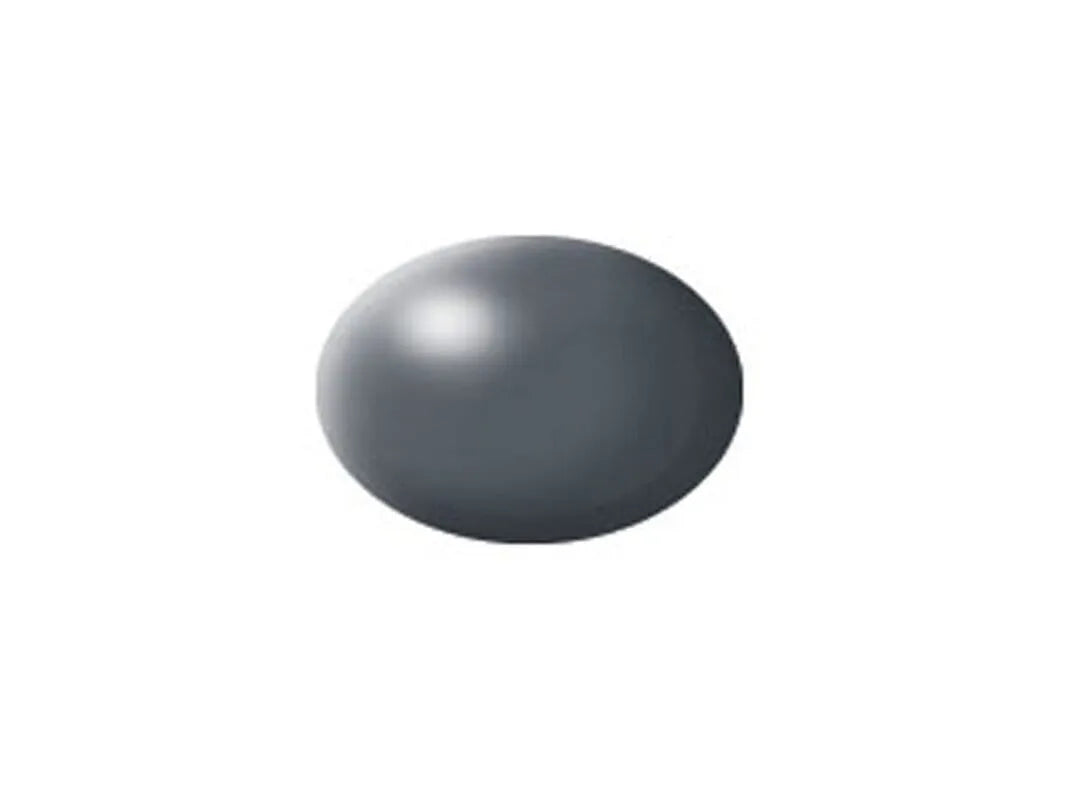Revell - Aqua Color, Dark Grey, Silk, 18ml, 378-Modelių dažai-Brain Games LT