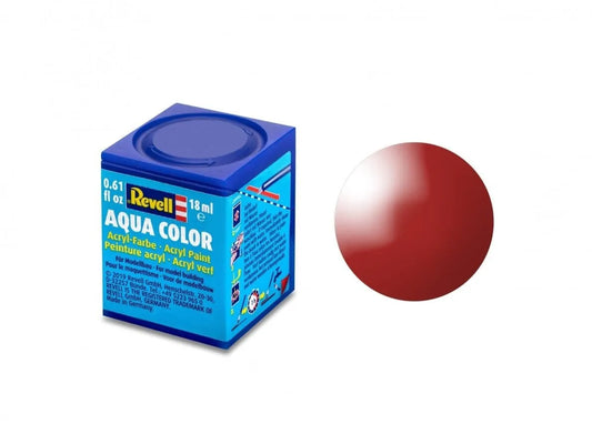 Revell - Aqua Color, Fiery Red, Gloss, 18ml, 31-Surenkami modeliai-Brain Games LT
