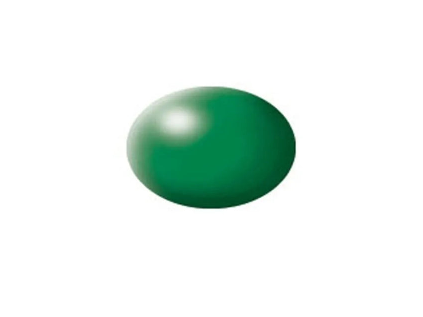 Revell - Aqua Color, Leaf Green, Silk, 18ml, 364-Modelių dažai-Brain Games LT