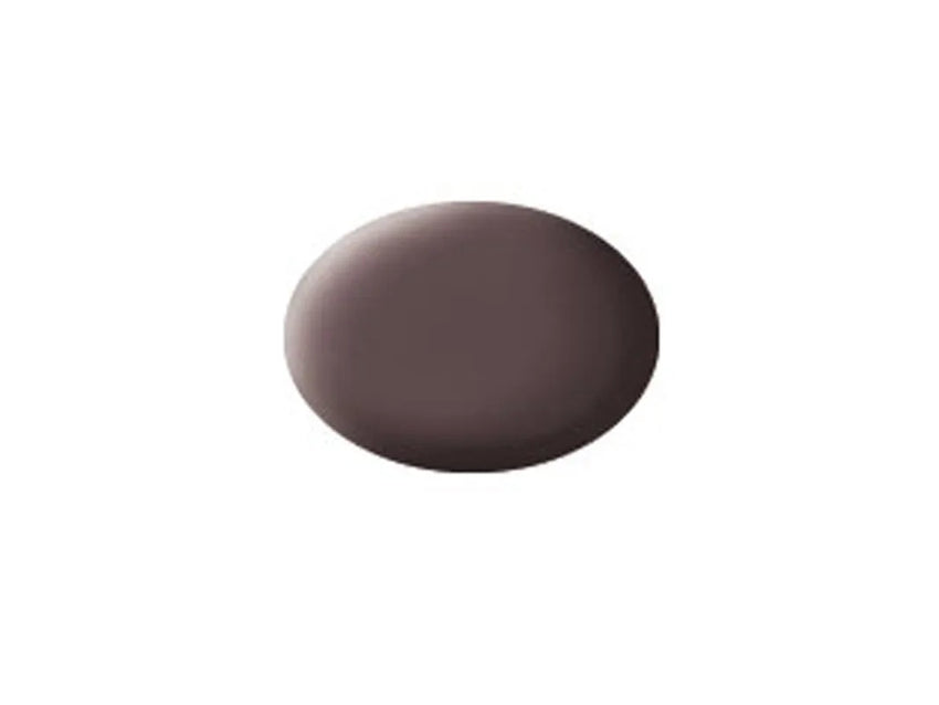 Revell - Aqua Color, Leather Brown, Matt, RAL 8027, 18ml, 84-Modelių dažai-Brain Games LT