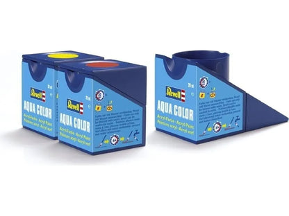 Revell - Aqua Color, Steel, Metallic, 18ml, 91-Modelių dažai-Brain Games LT