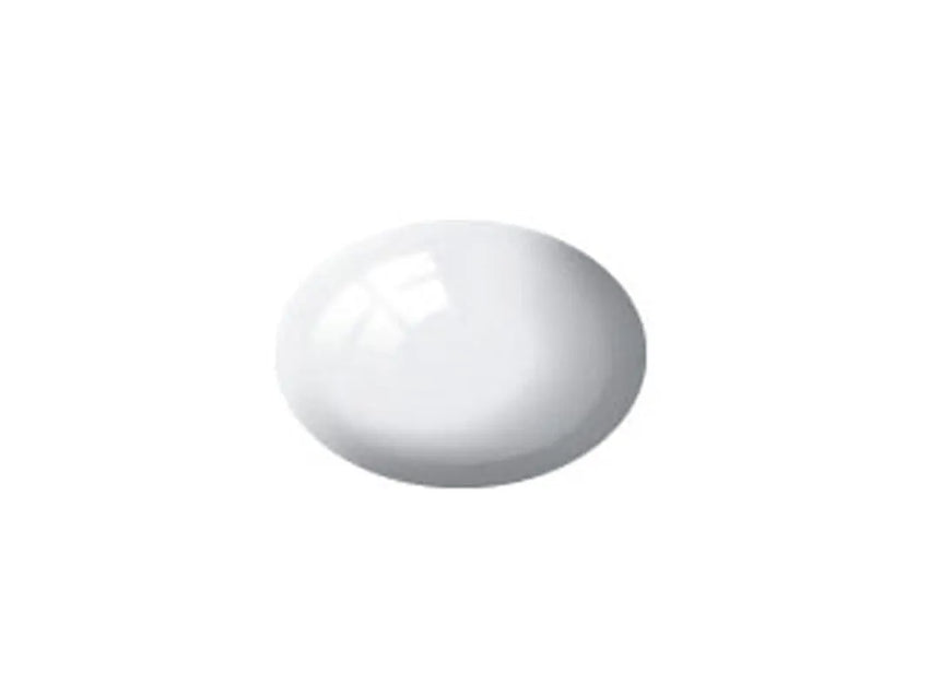 Revell - Aqua Color, White, Gloss, 18ml, 04-Modelių dažai-Brain Games LT