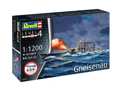 Baksas Surenkami modeliai Revell - Battleship Gneisenau, 1/1200