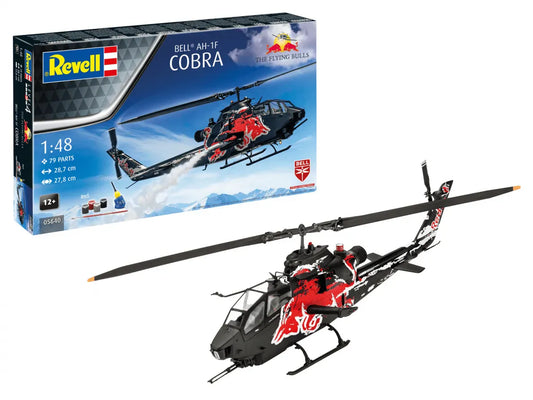Revell - Bell AH-1F Cobra The Flying Bulls, 1/48-Surenkami modeliai-Brain Games LT