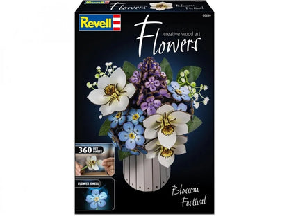 Revell Blossom Festival – medinis 3D gėlių konstruktorius-Surenkami modeliai-Brain Games LT