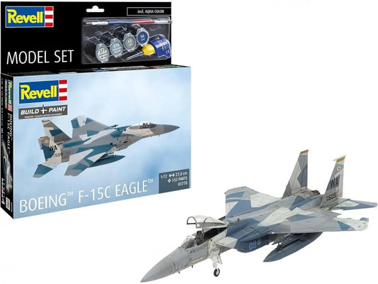 Revell - Boeing F-15C Eagle, 1/72-Surenkami modeliai-Brain Games LT