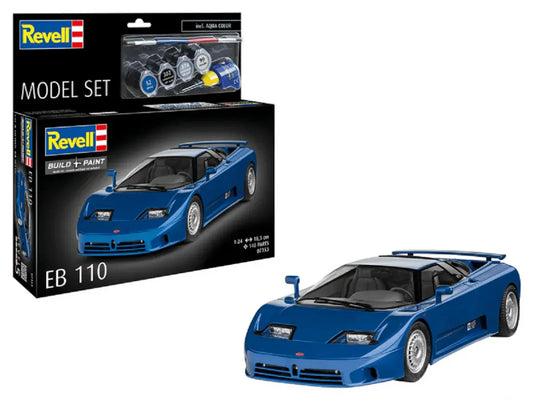 Revell - Bugatti EB110, 1/24-Surenkami modeliai-Brain Games LT