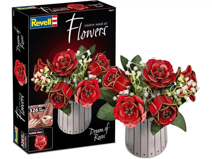 Revell - Dream of Roses – medinis 3D gėlių konstruktorius-Surenkami modeliai-Brain Games LT