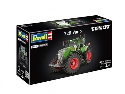 Baksas Stalo žaidimai Revell - Fendt 728 Vario Tractor (Click System), 1/20