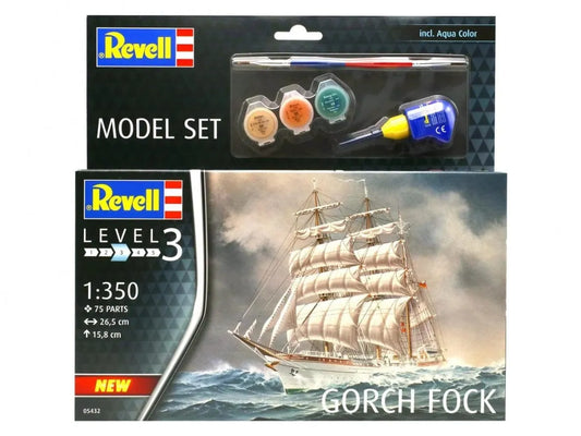 Revell - Gorch Fock-Surenkami modeliai-Brain Games LT