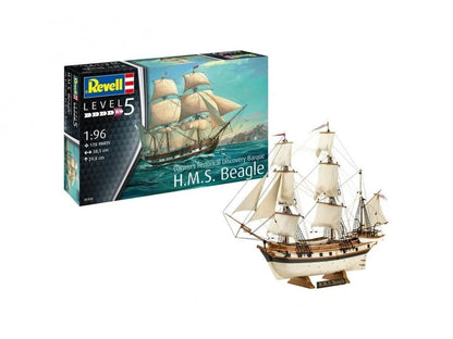 Revell - H.M.S. Beagle-Surenkami modeliai-Brain Games LT