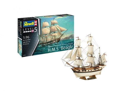 Revell - H.M.S. Beagle-Surenkami modeliai-Brain Games LT