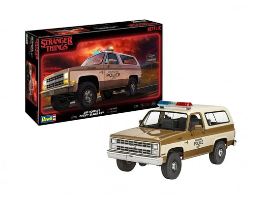 Revell - Jim Hopper´s Chevy® Blazer K5™-Surenkami modeliai-Brain Games LT