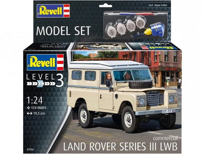 Revell - Land Rover Series III LWB-Surenkami modeliai-Brain Games LT