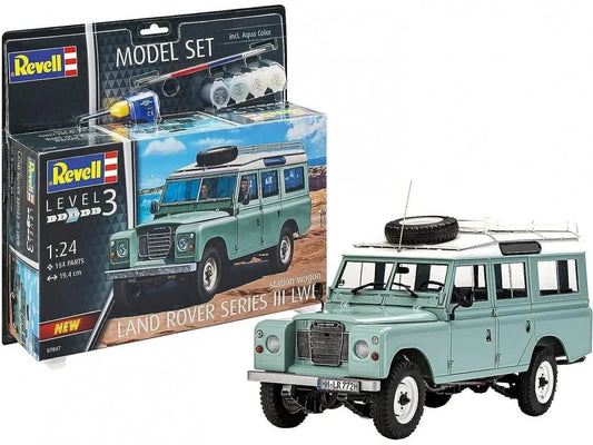 Revell - Land Rover Series III-Surenkami modeliai-Brain Games LT
