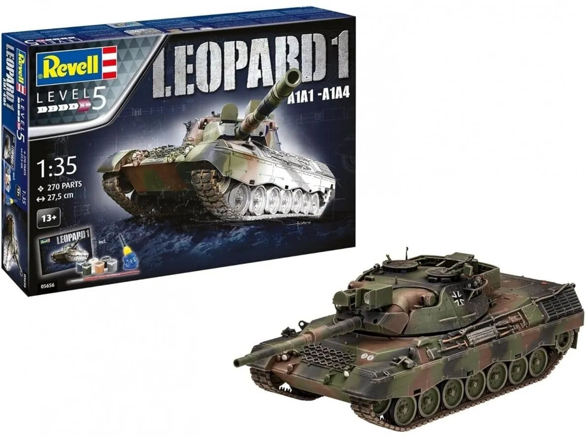 Revell - Leopard 1A1A1/A1A4-Surenkami modeliai-Brain Games LT