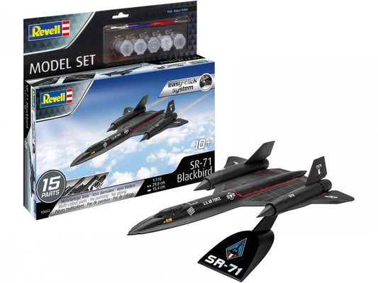 Revell - Lockheed SR-71 Blackbird easy-click-system-Surenkami modeliai-Brain Games LT