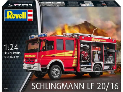 Baksas Surenkami modeliai Revell - Mercedes-Benz Atego 1529 AF Schlingmann LF20/16, 1/24