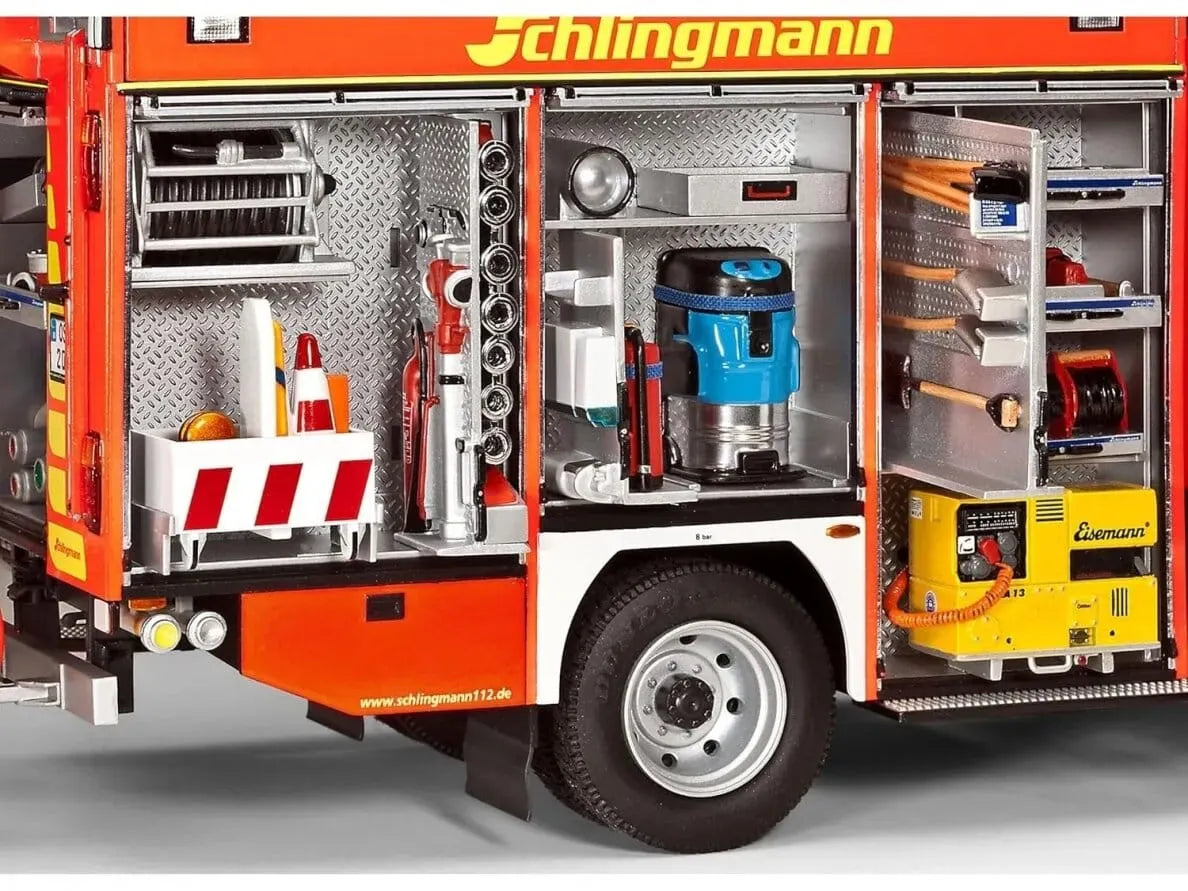 Baksas Surenkami modeliai Revell - Mercedes-Benz Atego 1529 AF Schlingmann LF20/16, 1/24