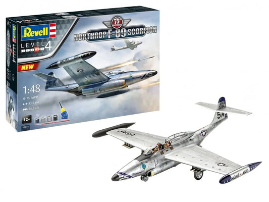 Revell - Northrop F-89 Scorpion 75th Anniversary-Surenkami modeliai-Brain Games LT