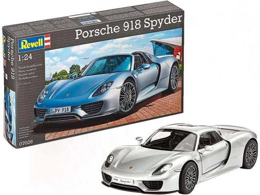 Revell - Porsche 918 Spyder-Surenkami modeliai-Brain Games LT