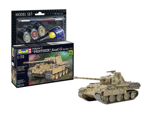 Revell - PzKpfw V Panther Ausf.G (Sd.Kfz. 171)-Surenkami modeliai-Brain Games LT