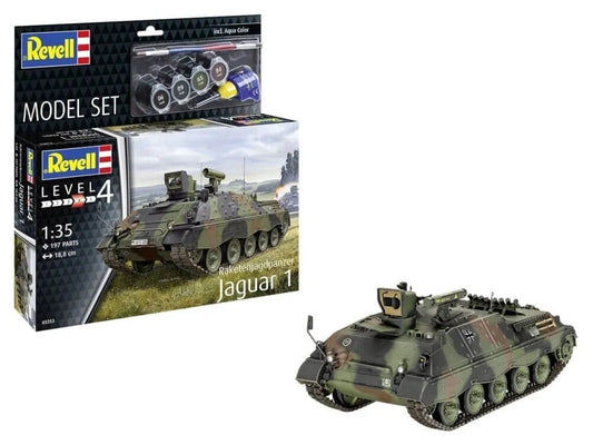 Revell - Raketenjagdpanzer Jaguar-Surenkami modeliai-Brain Games LT