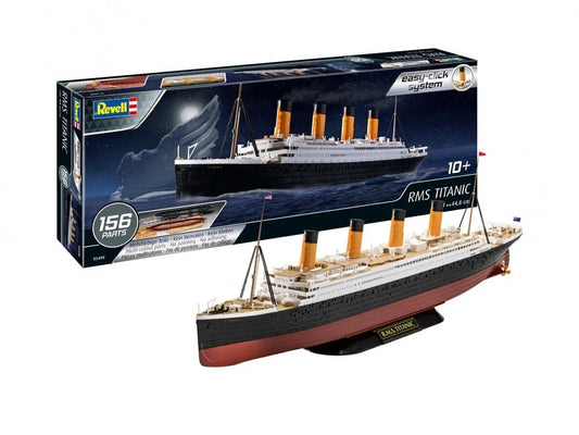 Revell - RMS Titanic (easy-click), 1/600-Surenkami modeliai-Brain Games LT