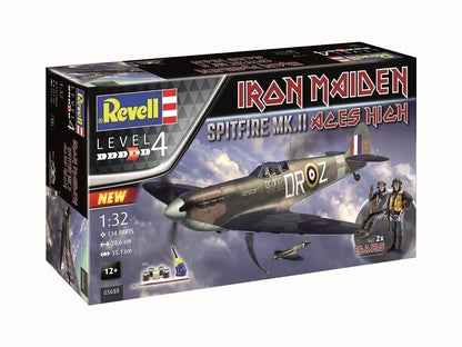 Revell - Spitfire Mk.II Aces High 35th Anniversary Iron Maiden-Surenkami modeliai-Brain Games LT