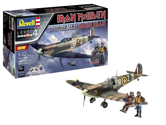 Revell - Spitfire Mk.II Aces High 35th Anniversary Iron Maiden-Surenkami modeliai-Brain Games LT