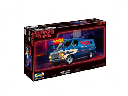Baksas Surenkami modeliai Revell - "Stranger Things" GMC WSQK Squawk Van, 1/25