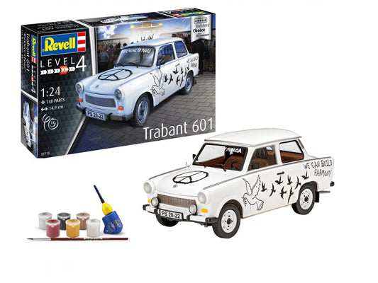Revell - Trabant 601S "Builders choice"-Surenkami modeliai-Brain Games LT