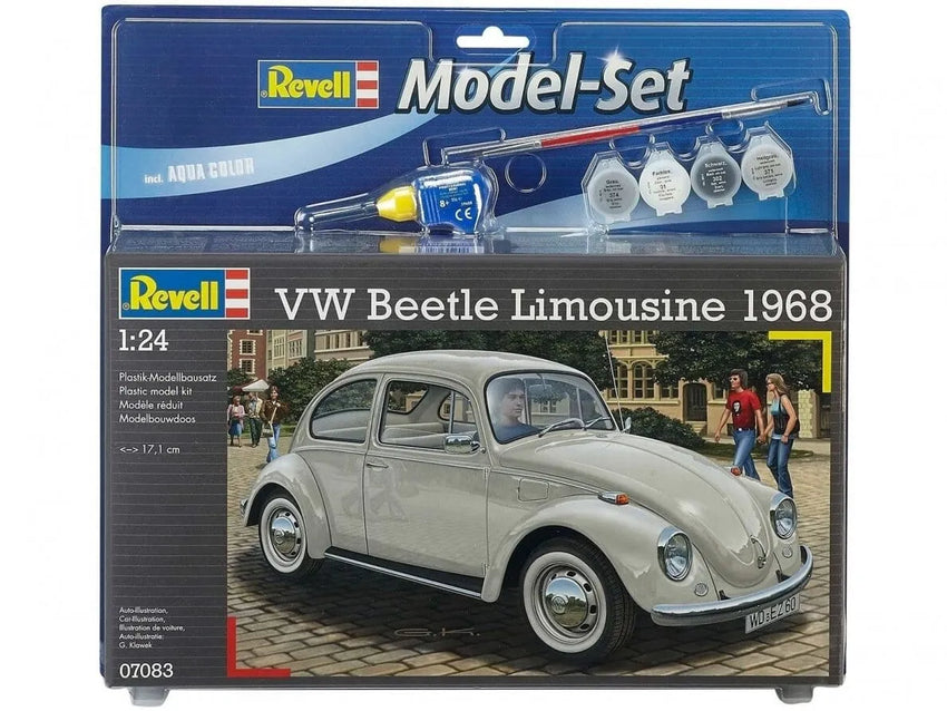 Revell - VW Beetle Limousine 1968-Surenkami modeliai-Brain Games LT