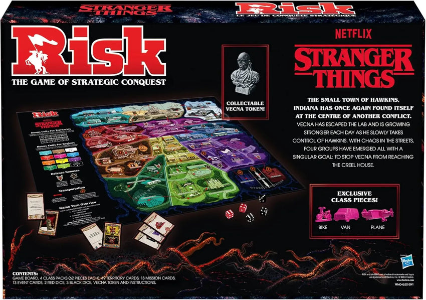 Winning Moves Games Stalo žaidimai RISK Stranger Things