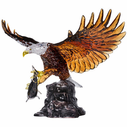 Robetoy 3D Delionės Crystal Puzzle Brown Eagle