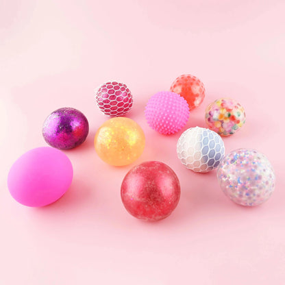 Robetoy Kita Squeeze Ball Set Unicorn, 10 vnt.