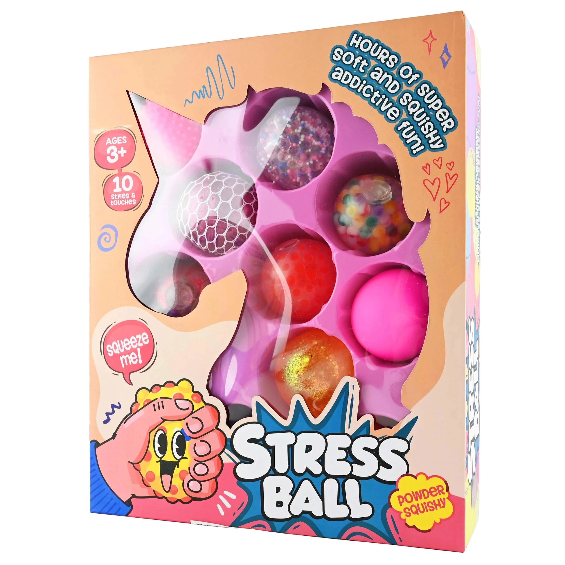 Robetoy Kita Squeeze Ball Set Unicorn, 10 vnt.