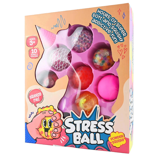 Robetoy Kita Squeeze Ball Set Unicorn, 10 vnt.