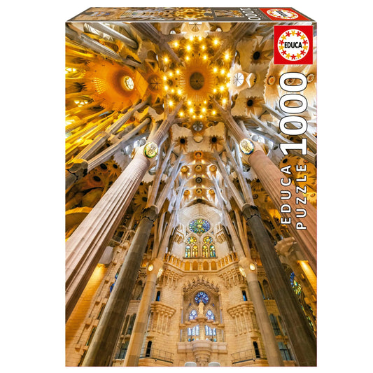 Sagrada Familia Interior, 1000-Universalios dėlionės-Brain Games LT