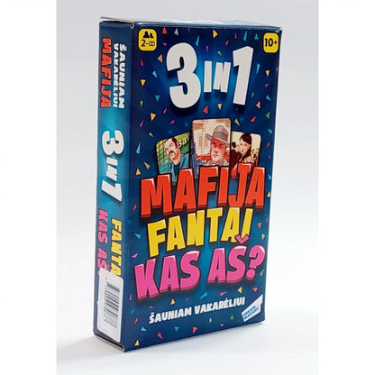 Sanifinas Stalo žaidimai Stalo žaidimų rinkinys šauniam vakarėliui 3 in 1