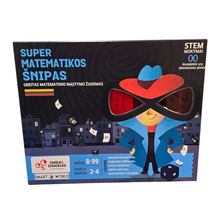 Sanifinas Stalo žaidimai Super matematikos šnipas