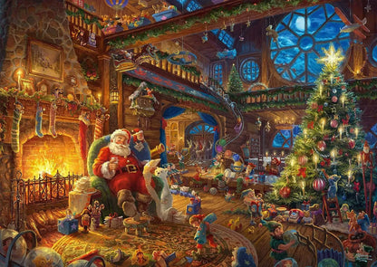 Santa Claus and his elves, Limited Edition, 1000-Universalios dėlionės-Brain Games LT