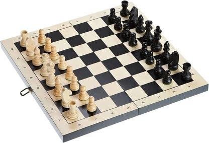 Šaškės - šachmatai - nardai 44 mm (Philos 2514)-Klasikiniai žaidimai-Brain Games LT