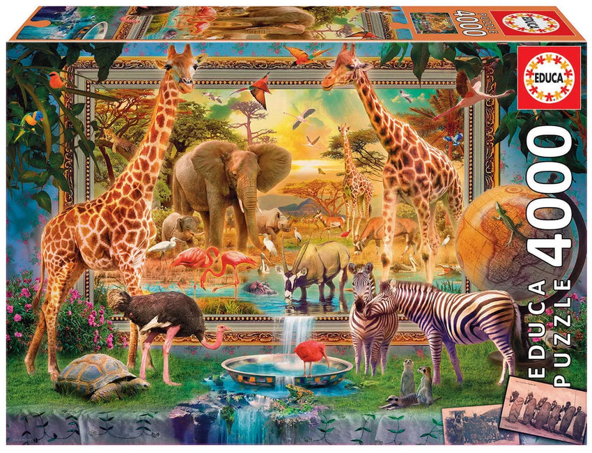 Savana Coming To Life, 4000-Universalios dėlionės-Brain Games LT