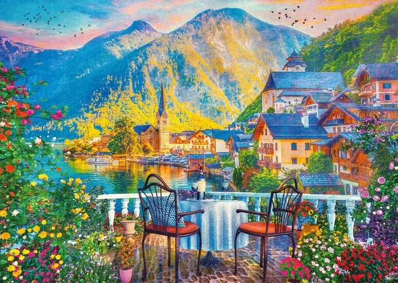 Scenic Hallstatt, 1000-Universalios dėlionės-Brain Games LT