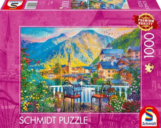 Scenic Hallstatt, 1000-Universalios dėlionės-Brain Games LT