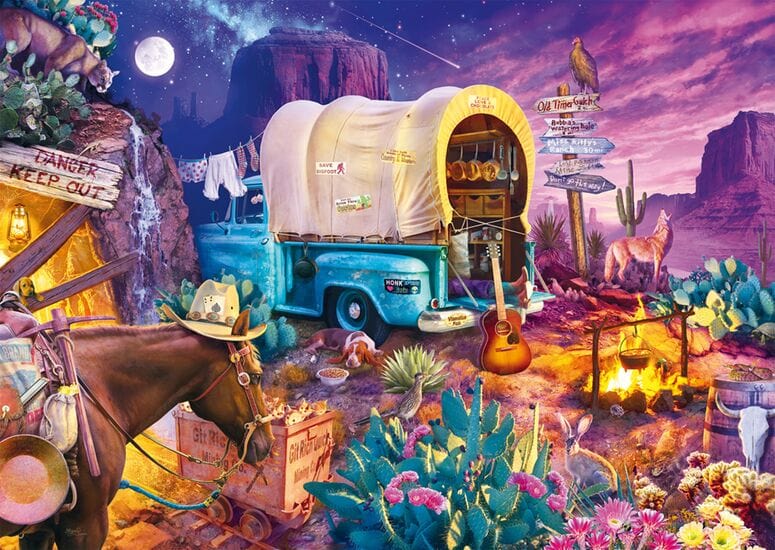 Schmidt Universalios dėlionės A charming Wild West campout, 1000
