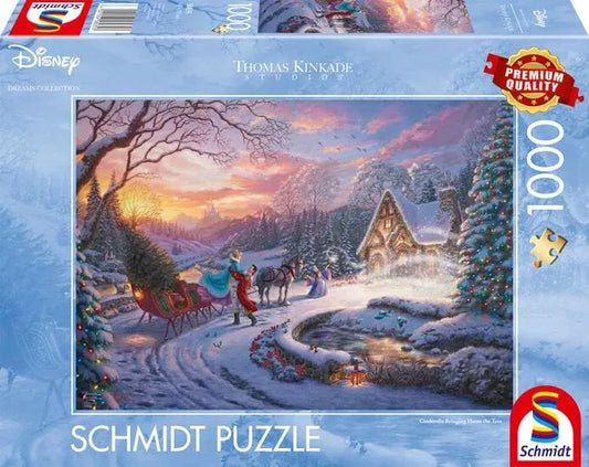 Schmidt Universalios dėlionės Cinderella Bringing Home the Tree, 1000